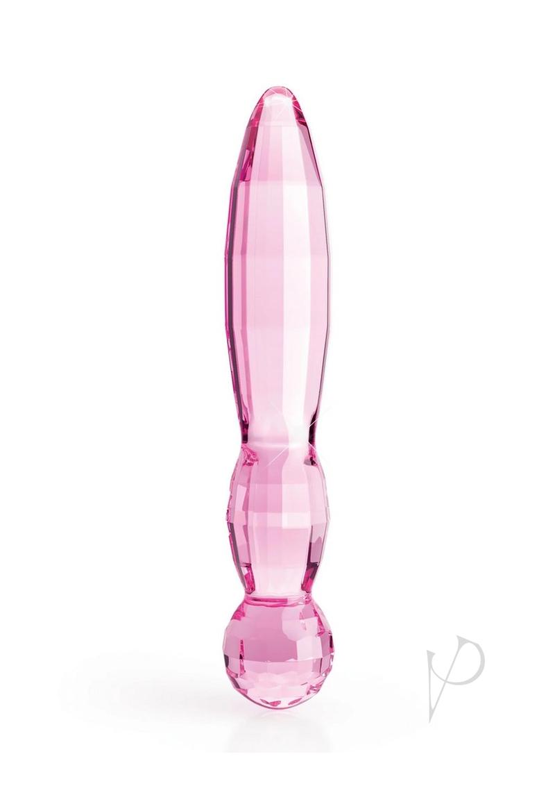 JimmyJane Dillenia Cissus Glass Dildo - Pink