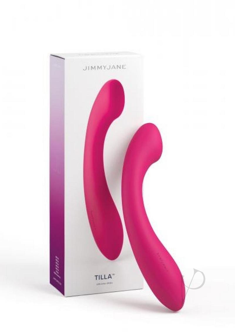 JimmyJane Tilla Silicone Dildo - Fucshia