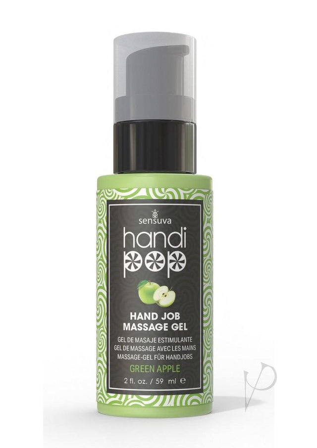 HandiPop Edible Hand Job Massage Gel Green Apple 2oz