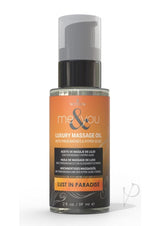 Me and You Pheromone Infused Luxury Massage Oil Lust in Paradise 2oz