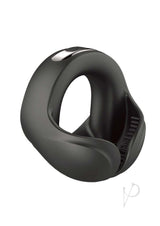 CockPower Scrotum Hugger Rechargeable Silicone Cock Ring- Black