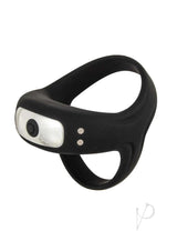 CockPower Rechargeable Silicone Scrotum and Cock Ring - Black