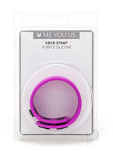 ME YOU US Silicone Cock Strap - Purple