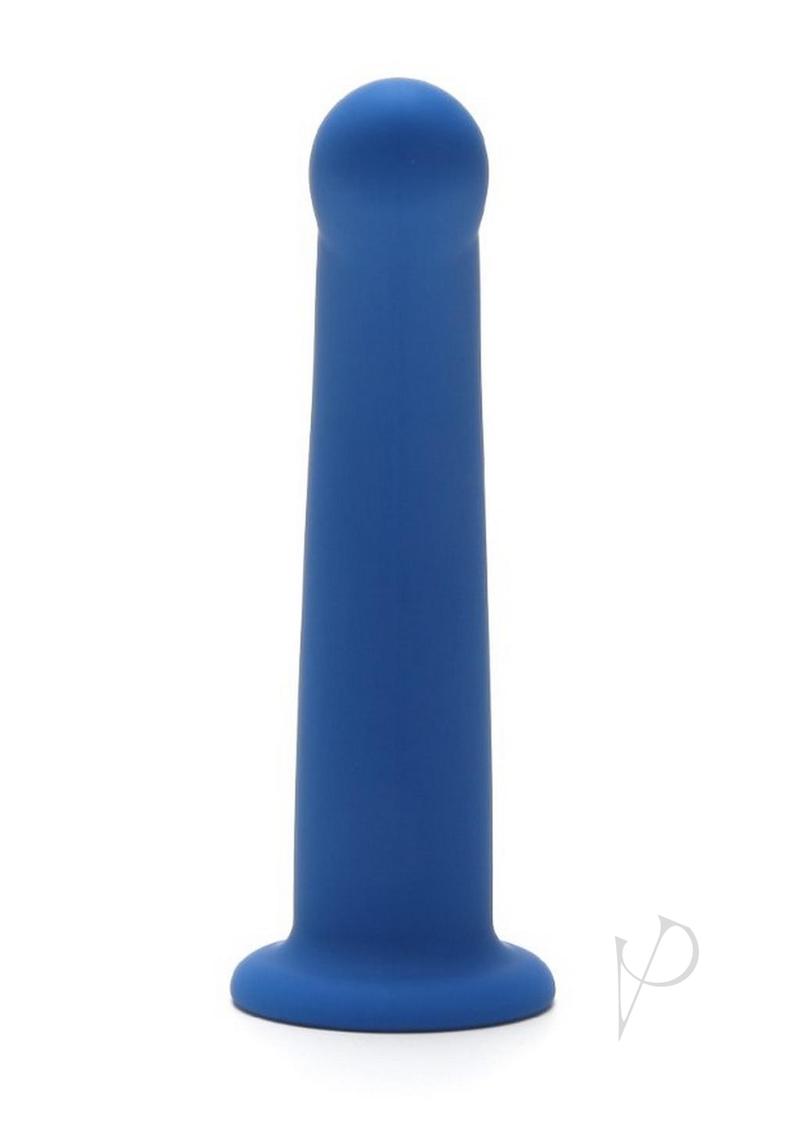 ME YOU US Blue Curved Silicone Dildo 6in - Blue