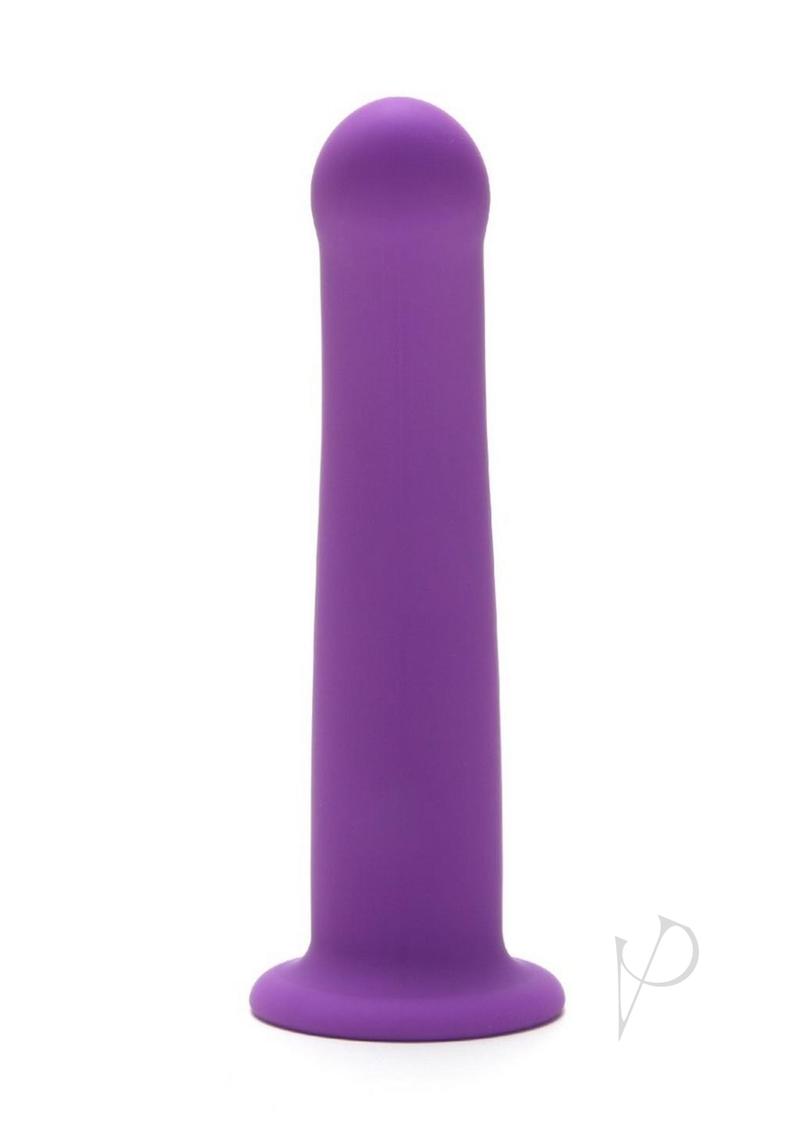 ME YOU US Curved Silicone Dildo 7in - Purple