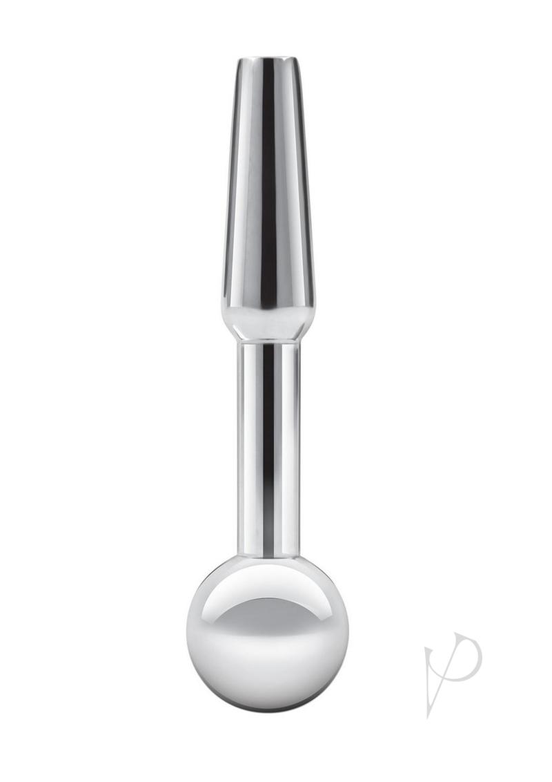 Blue Line Peephole Penis Plug - Stainless Steel