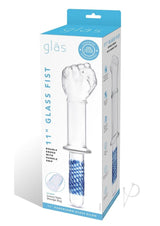 Glas Fist Double Ended Glass with Handle Grip 11in - Clear