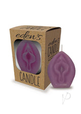 Eden's Candle Vanilla Scented Vagina - Eggplant Purple