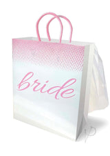 Bride Veil Gift Bag - White/Pink