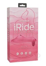 IRide Pleasure Seat Suck Rechargeable Silicone with Remote - Pink