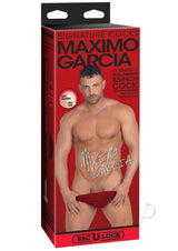 Signature Cocks Ultraskyn Maximo Garcia Dildo with Removable Suction Cup 8.5in - Vanilla