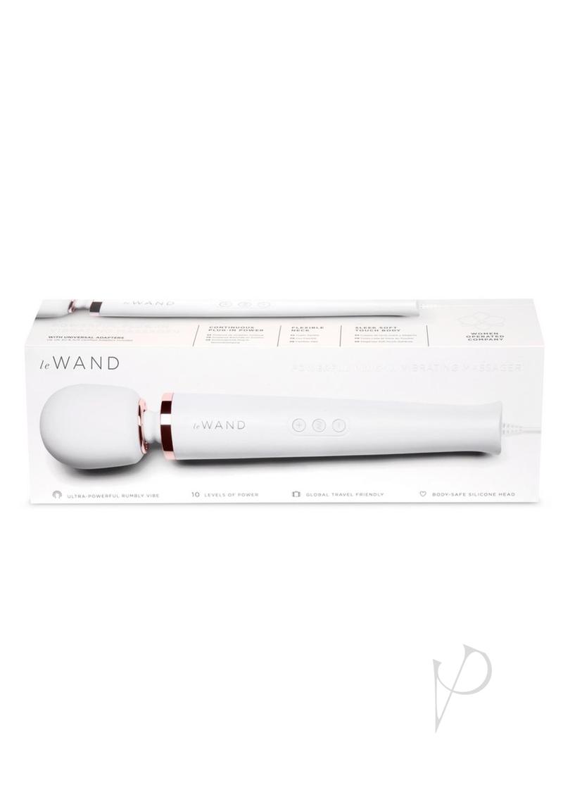 Le Wand Plug-in Massager - Sky White