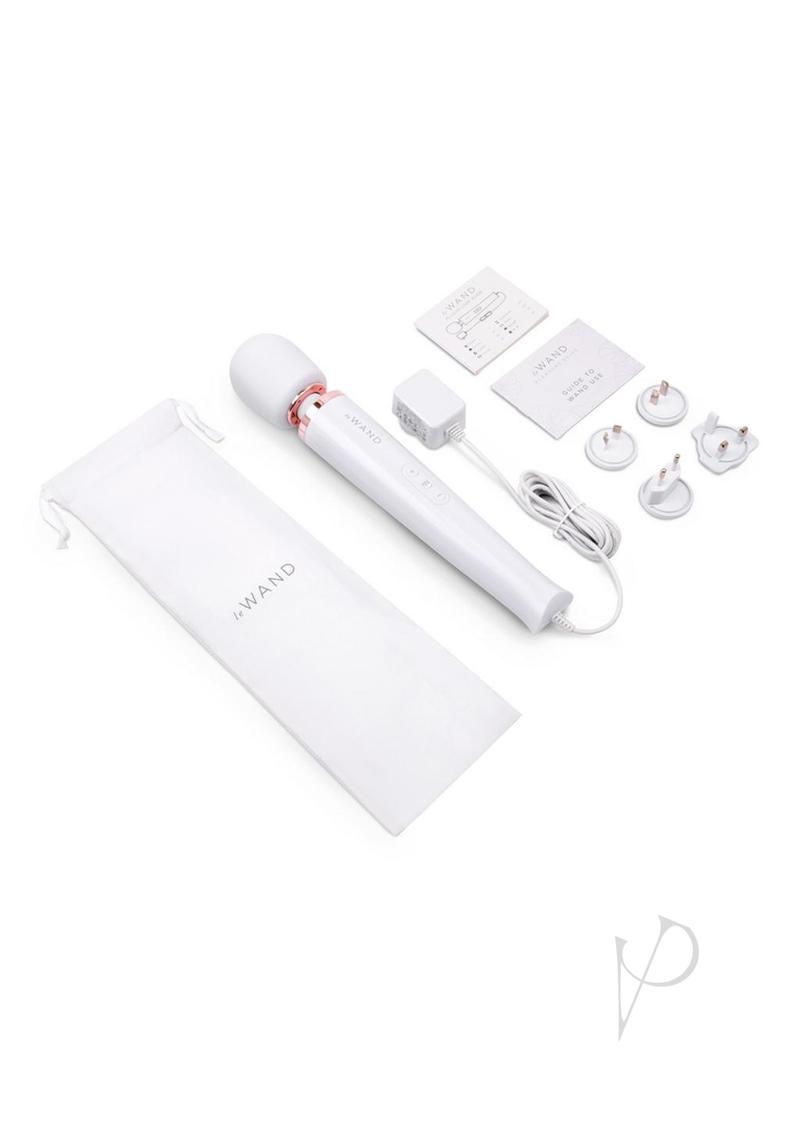 Le Wand Plug-in Massager - Sky White