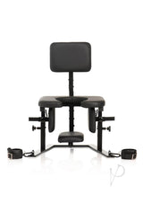 Master Series Pleasure Throse Oral Sex Chair - Black