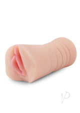 Zolo Stroke Off Vibrating Rechargeable Pussy Stroker - Vanilla