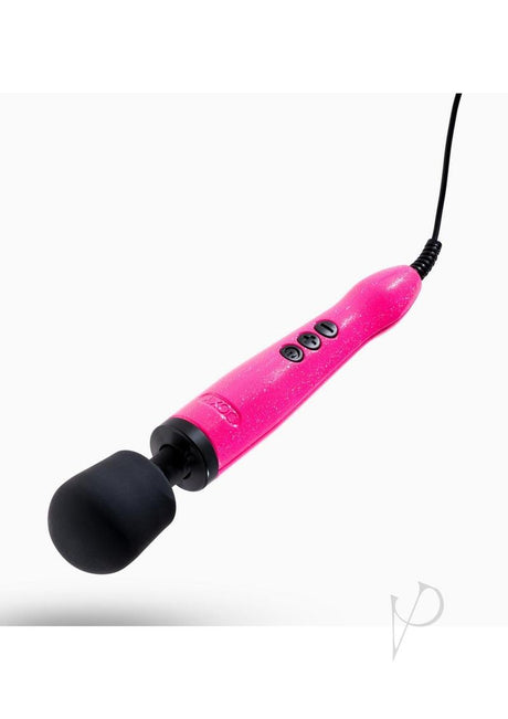 Doxy Die Cast Wand Metal Plug-In Vibrating Body Massager - Hot Pink