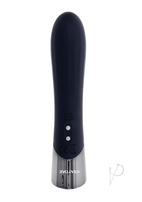 Back in Black Rechargeable Silicone Bullet - Black