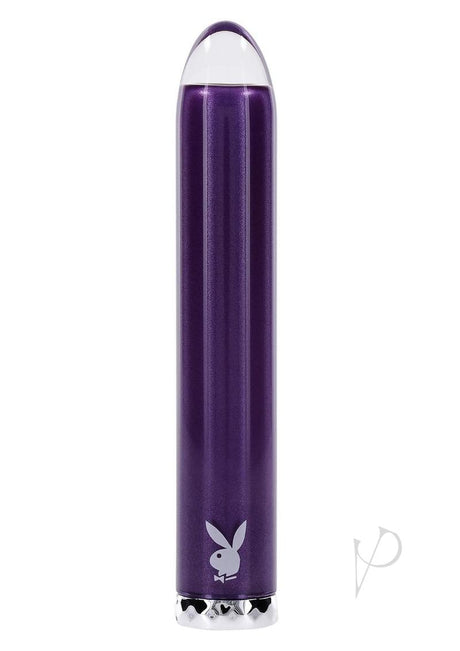 Playboy Amethyst Rechargeable Silicone Vibrator - Purple