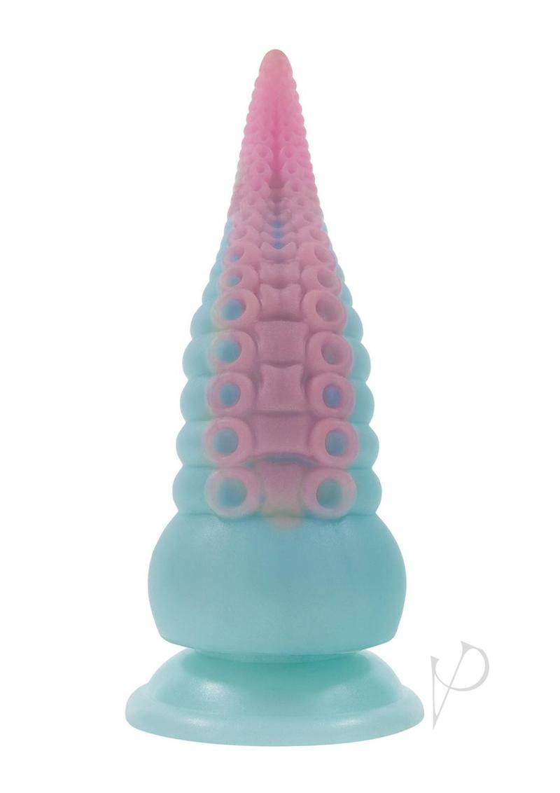 Selopa Stuck on You Rechargeable Silicone Dildo - Pink/Blue