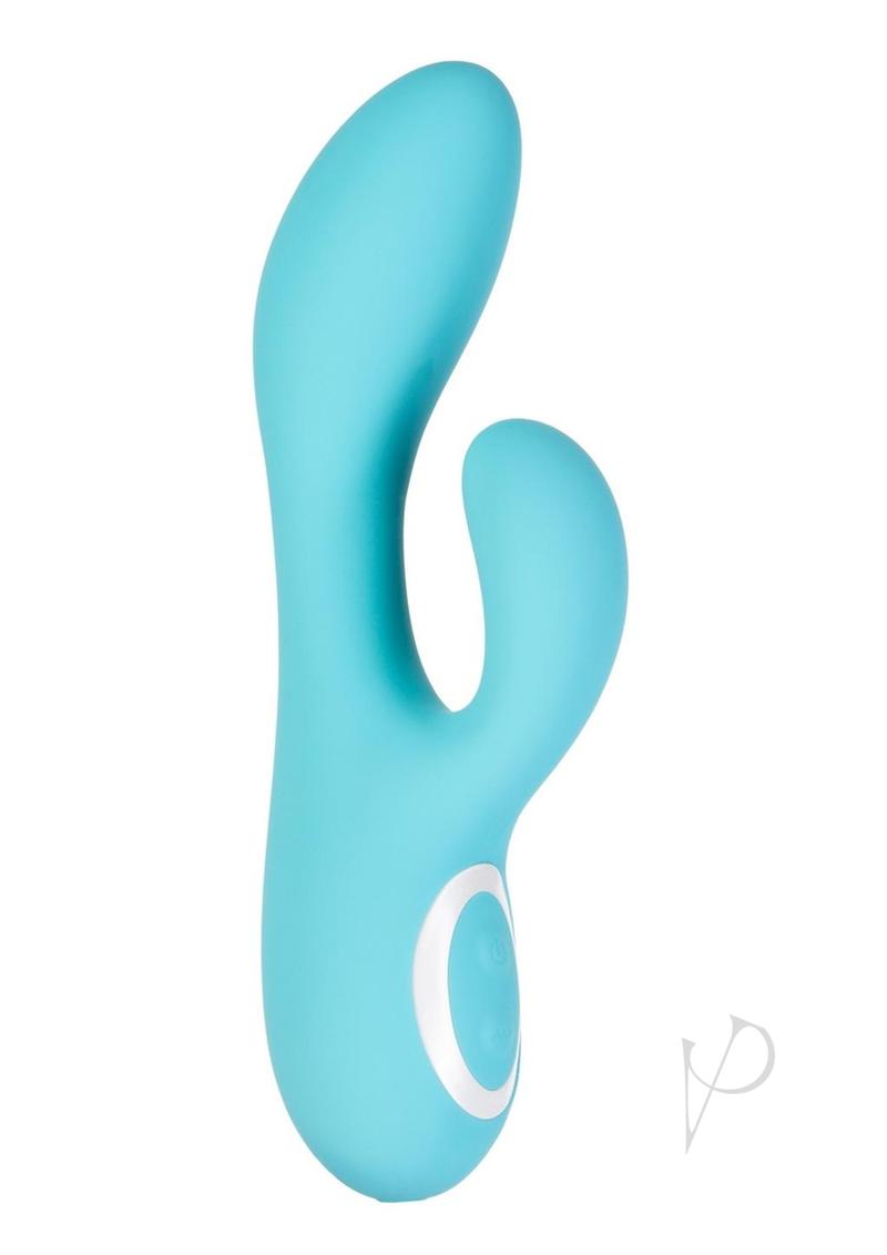 Wonderlust St Tropez Rechargeable Silicone Rabbit Vibrator - Teal