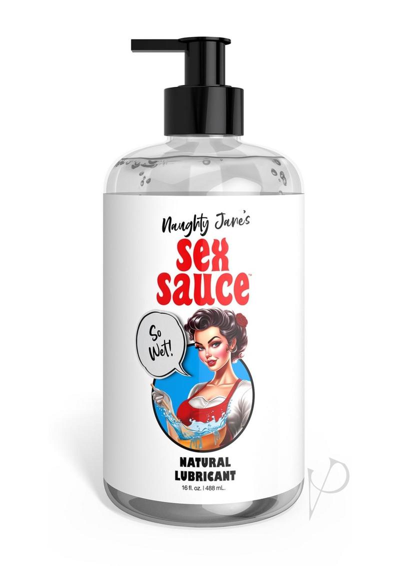 Naughty Jane's Sex Sauce Natural Lubricant 16oz