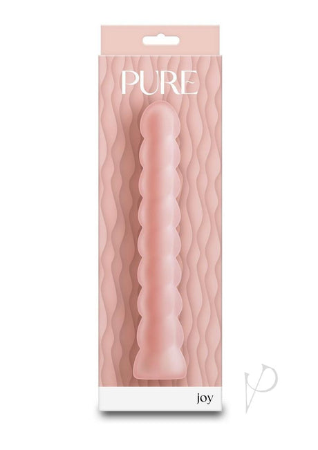 Pure Joy Rechargeable Silicone Vibrator - Orange