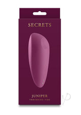 Secrets Juniper Rechargeable Silicone Vibrator - Magenta