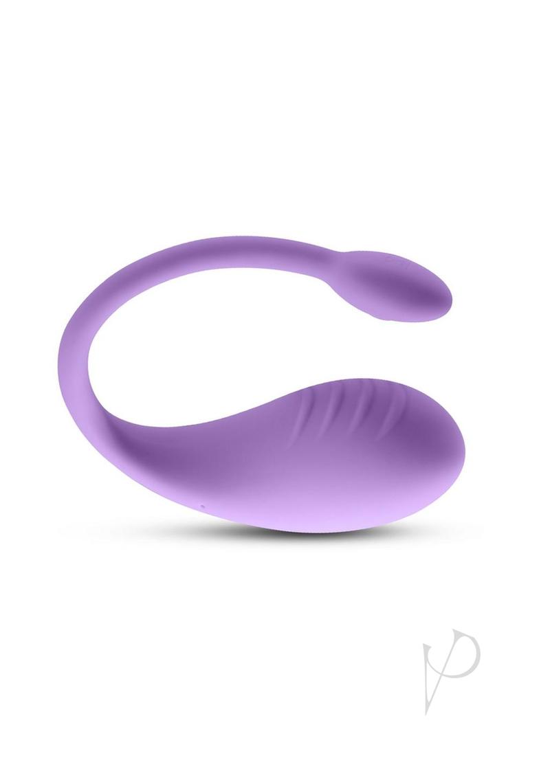 Techno Rave Rechargeable Silicone App Compatible Vibrator - Lavender