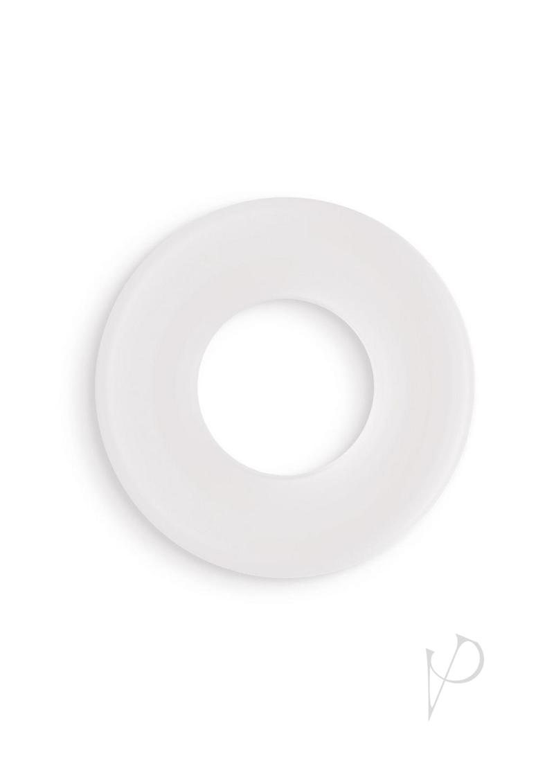 Firefly Bubble Ring Glow in The Dark Cock Ring - Medium - White