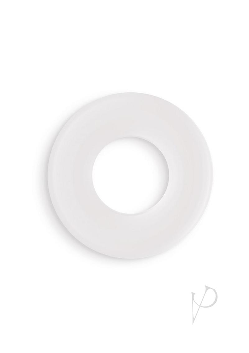 Firefly Bubble Ring Glow in The Dark Cock Ring - Large - White