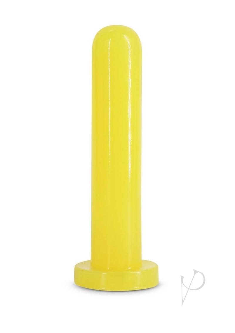 Firefly Thrill Glow in The Dark Dildo - Large - Yellow