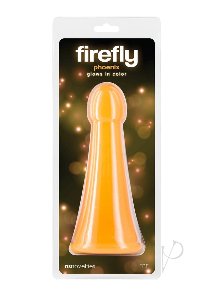 Firefly Phoenix Glow in The Dark Dildo - Orange