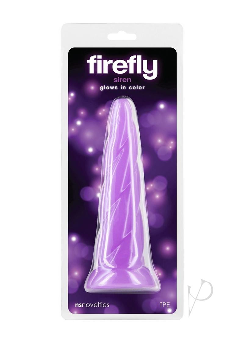 Firefly Siren Glow in The Dark Dildo - Purple