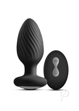 Renegade Alpine 2.0 Rechargeable Silicone Remote Controlled Anal Plug - Black