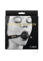 Fetish and Fashion Carol Silicone Ball Gag - Black