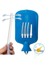 CleanStream Deluxe Shower Enema Kit - Blue/White