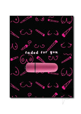 NaughtyVibes Vibe Faded For You Greeting Card