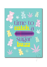 NaughtyVibes Sugar Buzz Greeting Card
