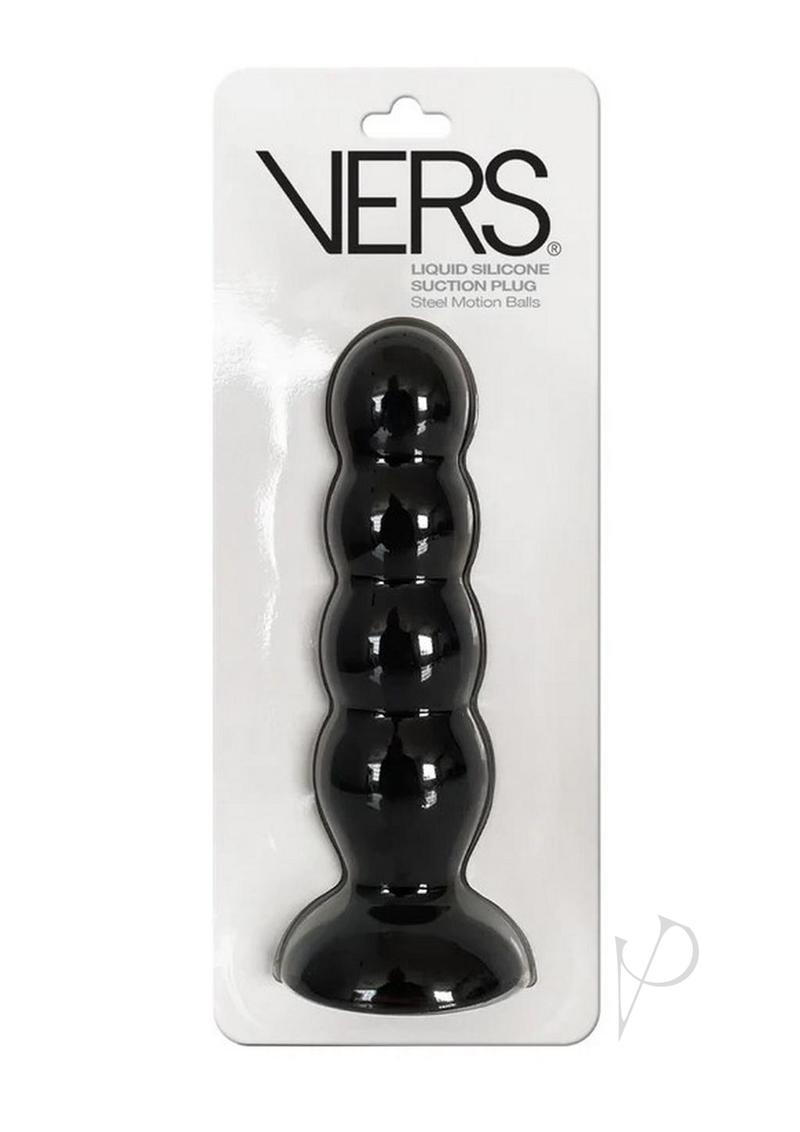 Vers Liquid Silicone Suction Plug - Black