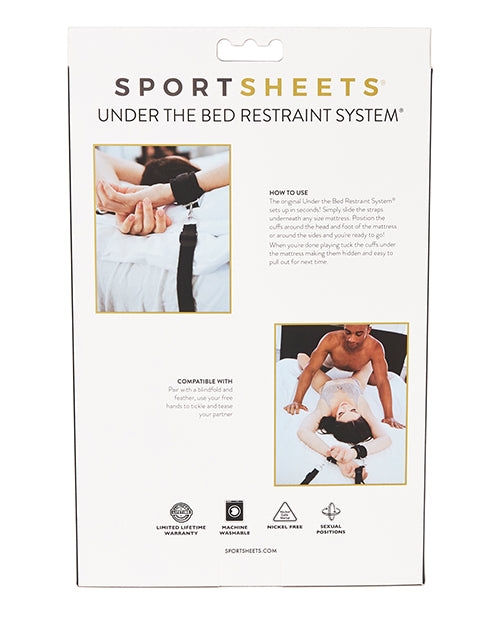 Sportsheets Under The Bed Restraint System - Black