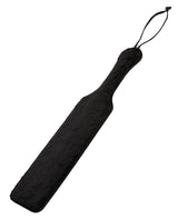 Sportsheets Leather Paddle with Fur - Black