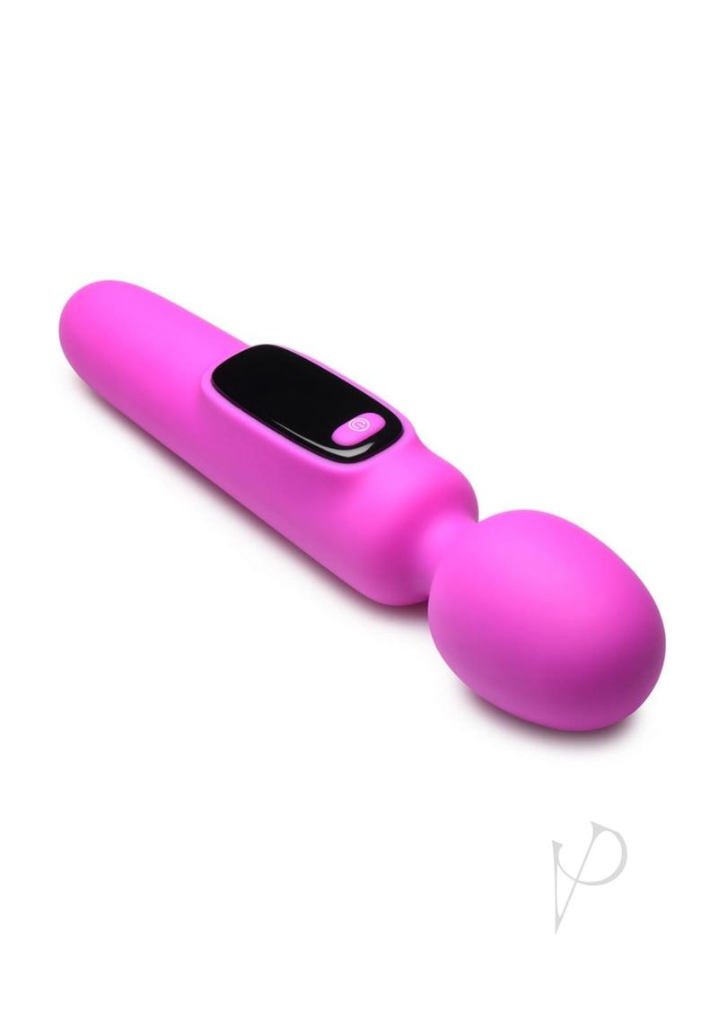 Bang! Digital Rechargeable Silicone Wand - Purple