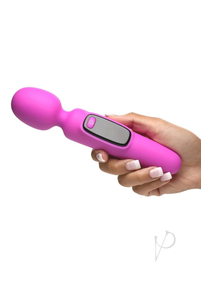 Bang! Digital Rechargeable Silicone Wand - Purple