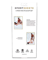 Sportsheets Hog Tie and Cuff Set (5 piece) - Black