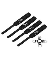 Sportsheets Hog Tie and Cuff Set (5 piece) - Black