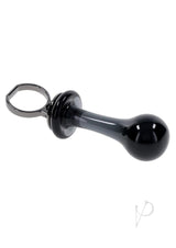 Gender X Blow Pop Glass Anal Plug - Black