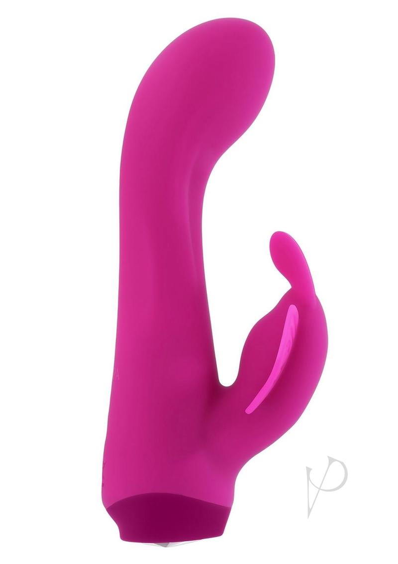 Selopa Butterfly Love Rechargeable Silicone Dual Vibrator - Pink