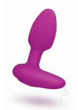 Bodywand Socialite Swag Rechargeable Silicone P-Spot Vibrator - Purple/Gold