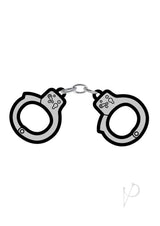 Handcuffs Enamel Pin - Black/Silver