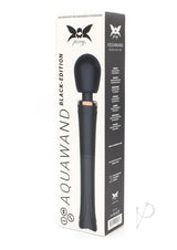 Pixey Aquawand Rechargeable Silicone Body Wand - Black Edition